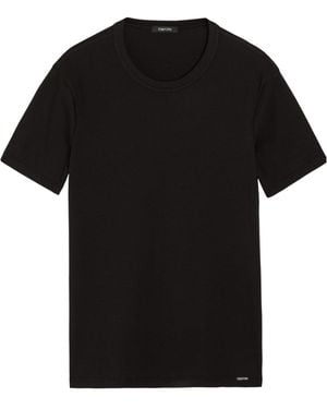 Tom Ford Simple And Form-Fitting T-Shirt - Black
