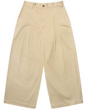 Comme des Garçons Casual Trousers With Belt Loops - Natural