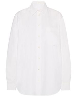 The Row Gavina Button-Up Shirt - White