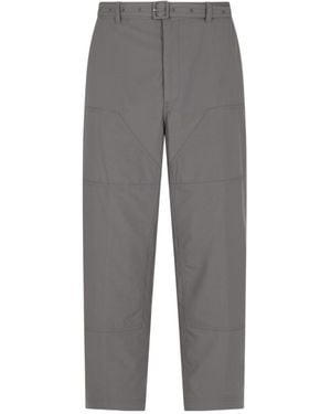 Thom Browne Belted Cargo Trousers - Grey
