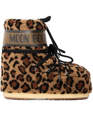 Moon Boot Fleece Mini - Brown