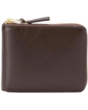 Comme des Garçons Logo Wallet - Brown