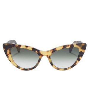 Ermanno Scervino Lgr X Logo Sunglasses - Metallic