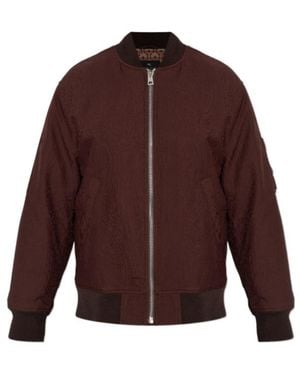 Etro Zip-Up Bomber Jacket - Purple