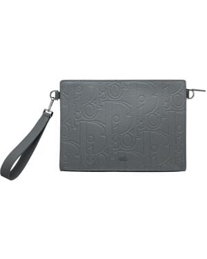 Dior A5 Triangle Pouch - Grey