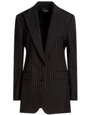 Dolce & Gabbana Wool Suit Jacket - Black