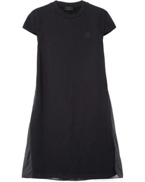 Moncler Short-Sleeved Dress - Black