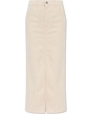Isabel Marant 'Faharia' Denim Skirt - White