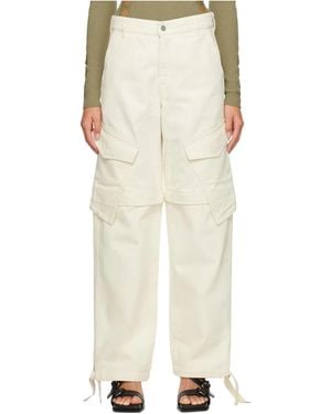 Dion Lee Pocket Work Jeans Trousers - Natural