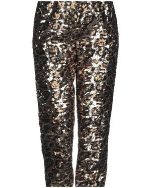 Dolce & Gabbana Two-Tone Knit Pants - Black