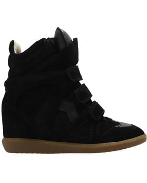 Isabel Marant Bekett Wedge Sneakers - Black