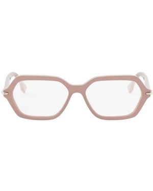 Fendi Eyewear Selleria Geometric Frame Glasses - White