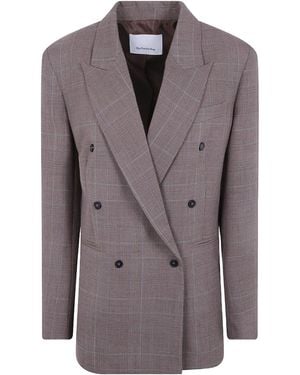Frankie Shop Long-Sleeved Blazer - Brown