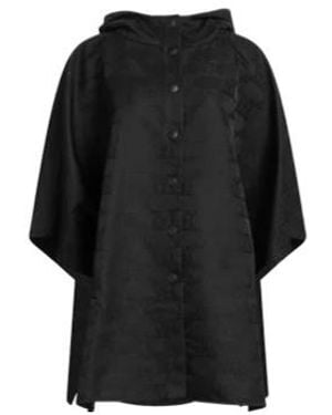 Max Mara Plain Color Capes - Black