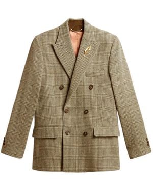 Golden Goose Double-Breasted Wool Suit - Natural
