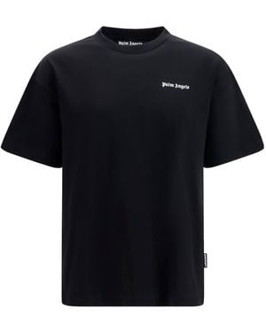 Palm Angels Logo-Print Cotton T-Shirt (Set-Of-Three) - Black