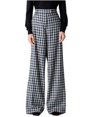 Dries Van Noten Plaid Casual Pants - Black