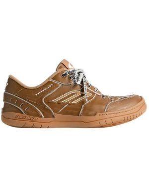 Balenciaga Hamptons Medium Worn-Out Trainers - Brown