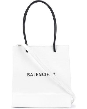 Balenciaga North South Xxs Shopping Tote Bag in Black | Lyst
