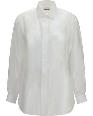 DARKPARK Anne Relaxed Gauze Shirt - White