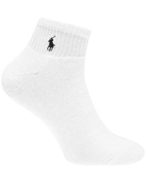 Polo Ralph Lauren Three-Pack Of Sports Socks - White