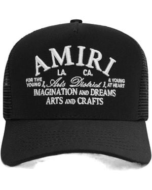 Amiri 'Arts District' Trucker Cap - Black