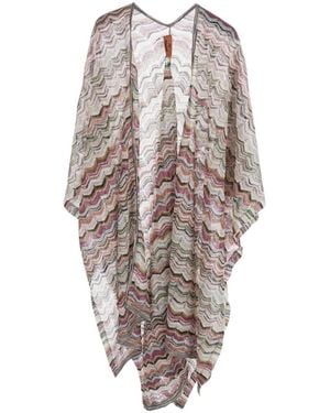 Missoni Patterned Shawl - White