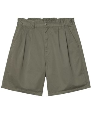 Carhartt Wip Pleated Bermuda Shorts - Green