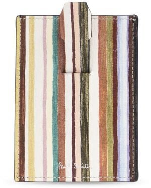 Paul Smith Leather Card Holder - White