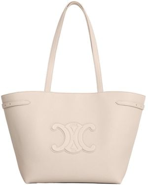 Celine Medium Cabas Anaïs Cuir Triomphe - Natural