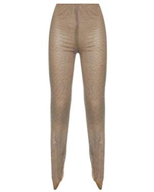 GIUSEPPE DI MORABITO Embellished Leggings - Natural