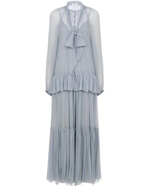 Chloé Chloé Fluid Long Dress - Gray