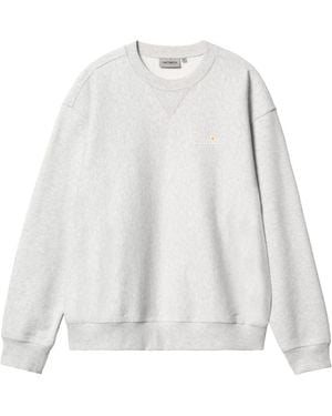 Carhartt Wip Label Sweatshirt - White