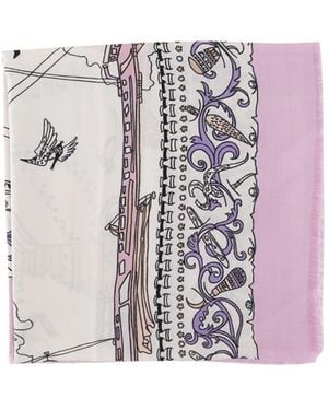 Ferragamo Patterned Scarf - Multicolor