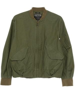R13 Bubble Bomber Jacket - Green