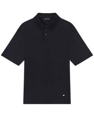 Emporio Armani Short-Sleeved Polo Shirt - Blue