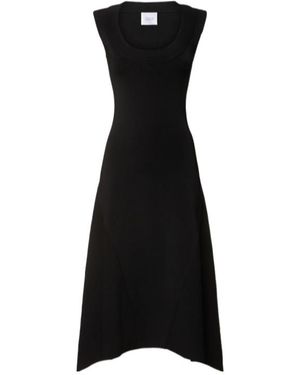 Galvan London Sleeveless Trumpet Dress - Black