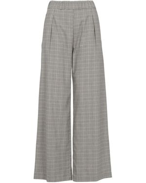 Semicouture Elastic Waist Casual Trousers - Grey
