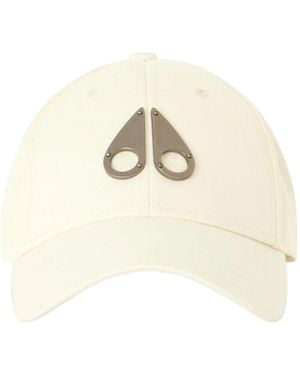 Moose Knuckles Logo Hat - White