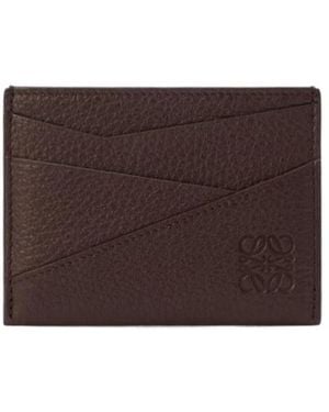 Loewe Puzzle Plain Cardholder - Brown