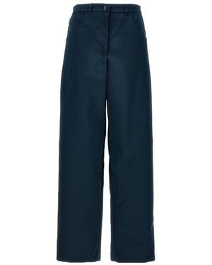 Etro High-Waisted Cargo Trousers - Blue