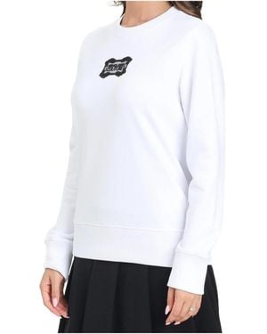 Versace Jeans Couture Couture Logo Patch Jumper - White