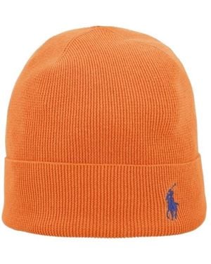Polo Ralph Lauren Pony Wool Hat - Orange