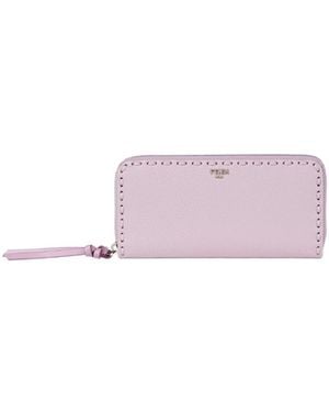 Fendi Selleria Zip Around Large - Pink