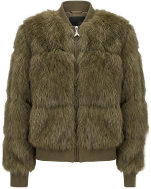 Patrizia Pepe Faux Fur Down Jacket - Green