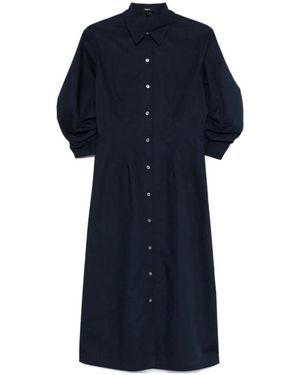Theory Short Sleeve Dress - Blue