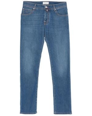 Jacob Cohen Nick Tonal Stitched Jeans - Blue