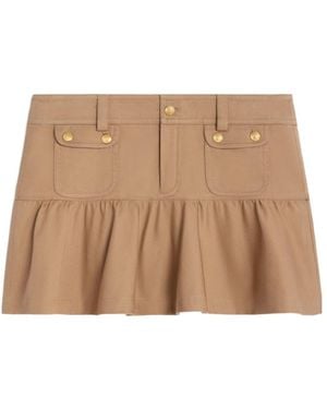 Celine Mini Skirt - Natural