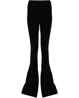 Rick Owens Lilies Flared Trousers - Black