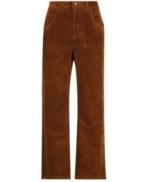 Isabel Marant Casual Trousers With Belt Loops - Brown